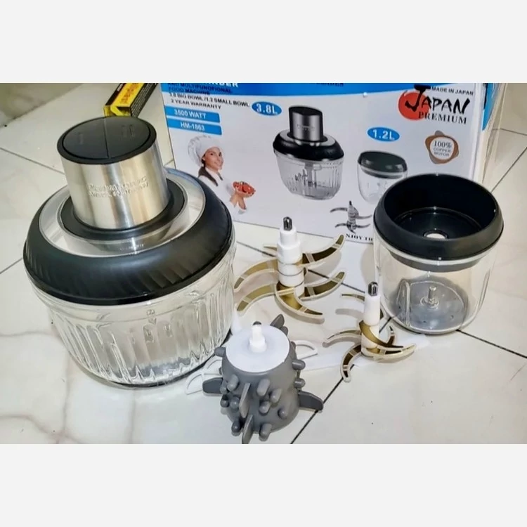 خردکن و آسیاب دوقلو پاناسونیک دو کاسه مدل HM-1863