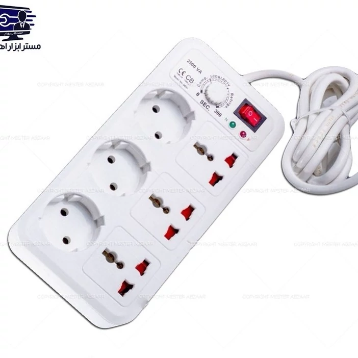 محافظ برق اروپایی دارای دیمر تنظیم آرات الکترونیک ARAT 2500VA