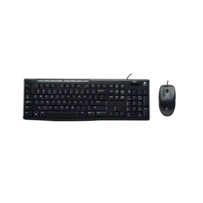 کیبورد با سیم لاجیتک مدل Mk200 Media به همراه ماوس