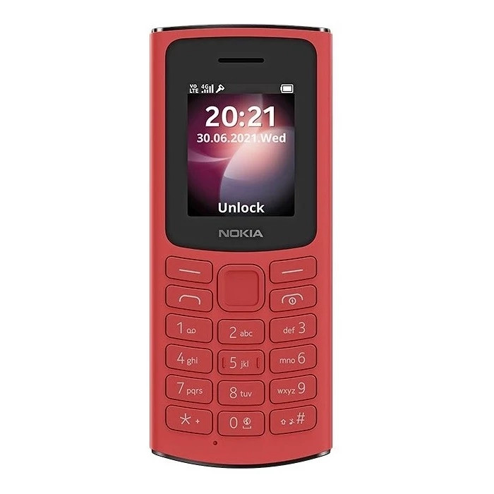 گوشی ساده نوکیا مدل 105 سال 2021 105 Nokia دو سیمکارت (بدون گارانتی شرکتی)