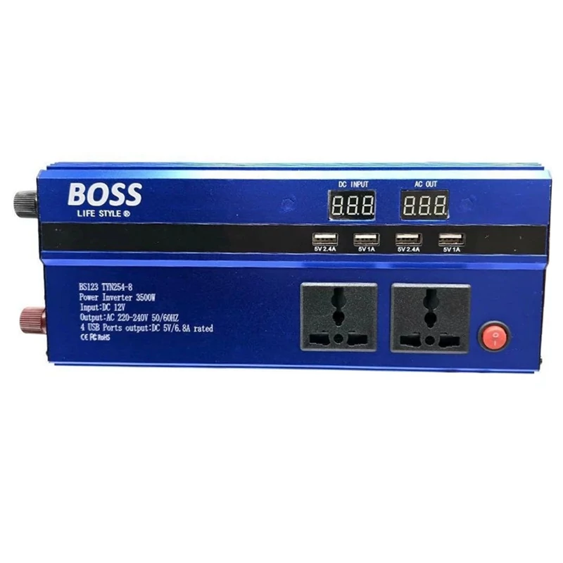 مبدل برق خودرو باس مدل BS123 TYN254-8 ظرفیت 3500 وات