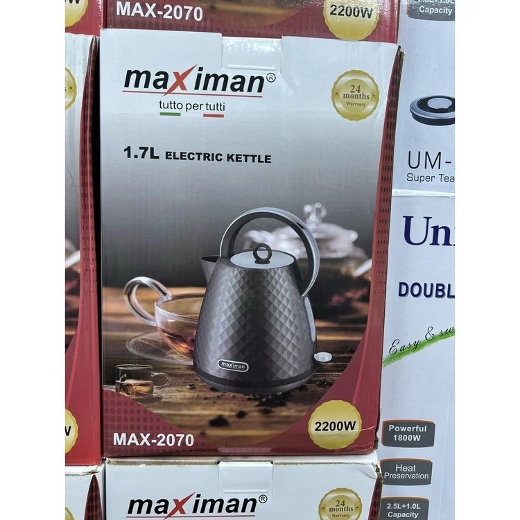 کتری برقی 1.7 لیتری MAlXIMAN مدل max-2070