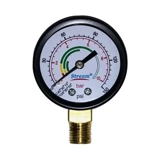 گیج فشار استریم 10 بار 5 سانتی مدل P-0103