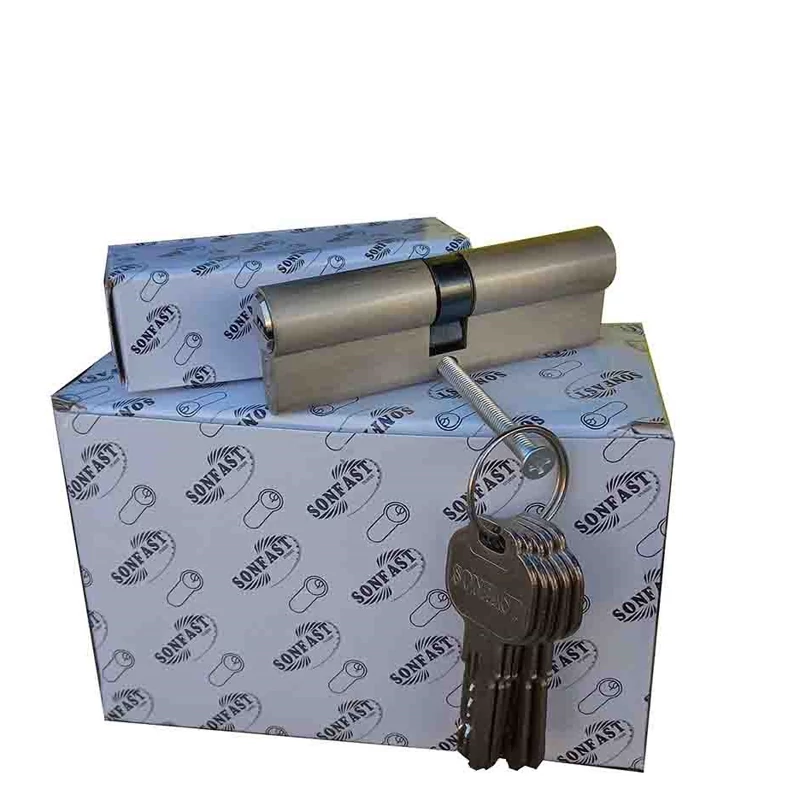 سیلندر 9 برنجی 5کلید sonfast مناسب UPVC