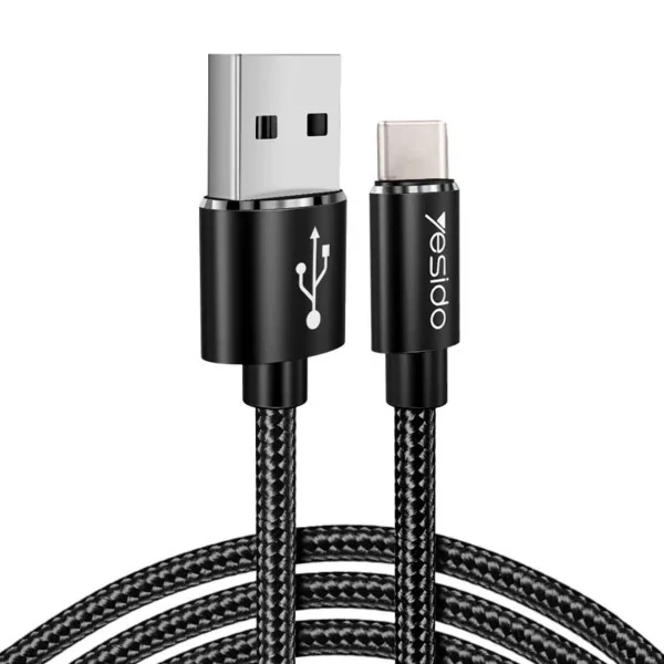 کابل تبدیل USB به ytpe-C یسیدو مدل CA-54 طول 30 سانتی متر