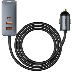 شارژر فندکی باسئوس مدل Together PPS Multi 2U+2C توان ۱۲۰ وات