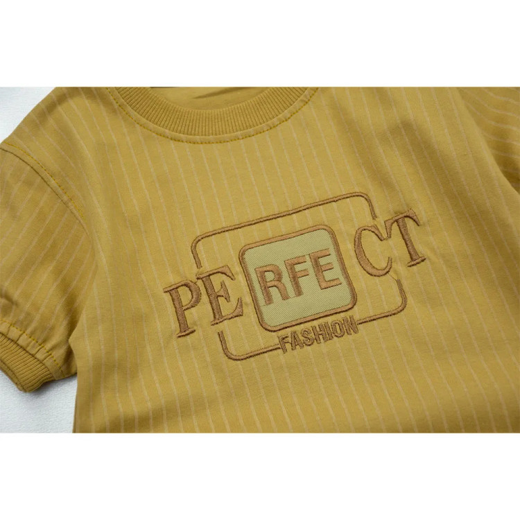 ست تیشرت و شلوارک پسرانه طرح PERFECT مدل 11293