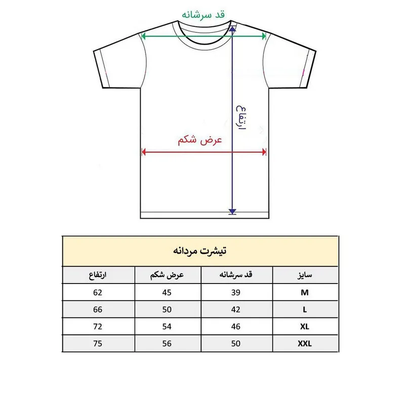 تیشرت آستین کوتاه مردانه پاد آفرین مدل استیکر کد 1980 طرح چاپ مقاوم