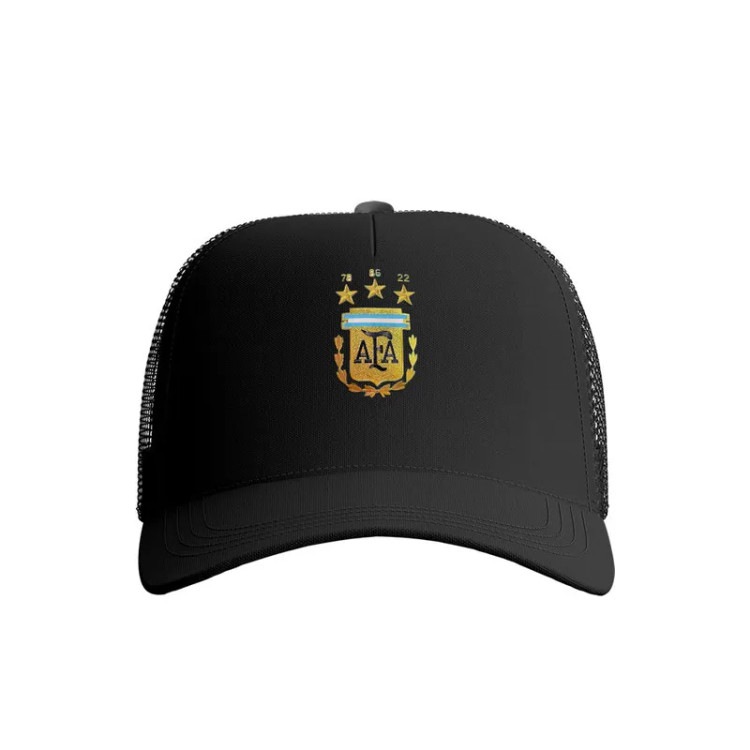 کلاه کپ پاد آفرین مدل فوتبالی آرژانتین طرح تیم ورزشی کد 774 مناسب بانوان و آقایان