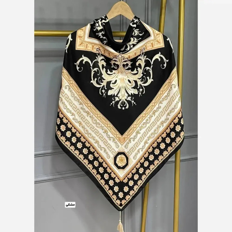 روسری نخی منگوله دار قواره 130 مدل سورنا