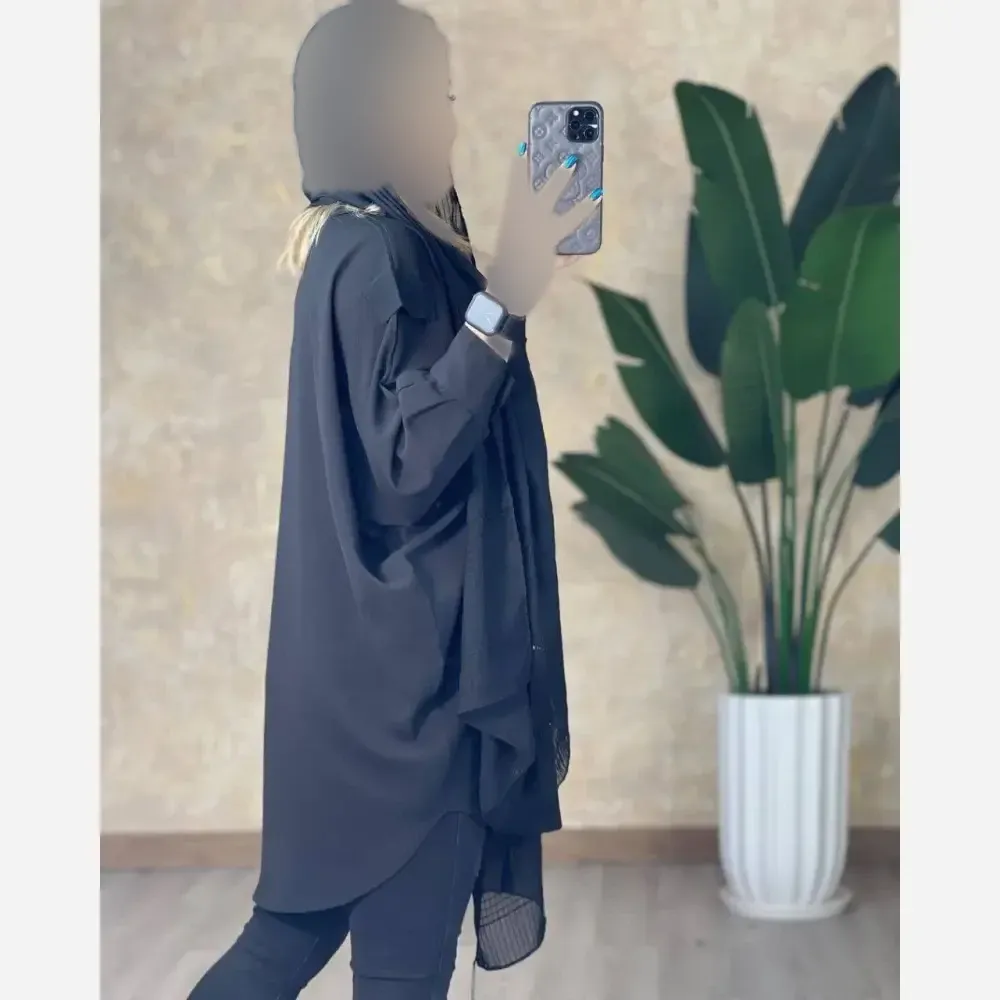 پانچ زنانه داکرون مشکی فری سایز 36 تا 46