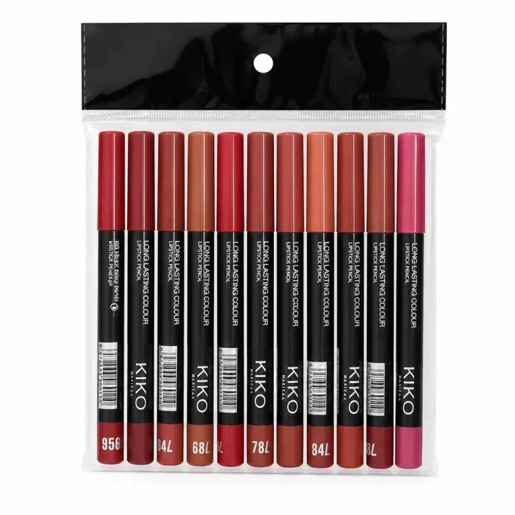 پک رژ مدادی 12 عددی کیکو مدل KIKO Milano با ماندگاری بالا