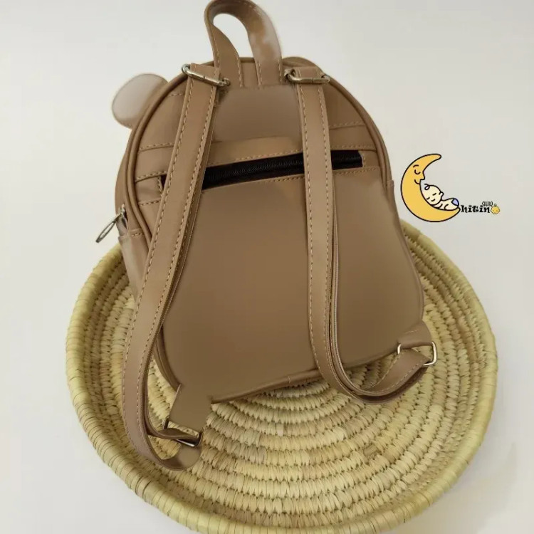 کوله پشتی چرم خرسی مهد کودک و پیش دبستانی دخترانه و پسرانه