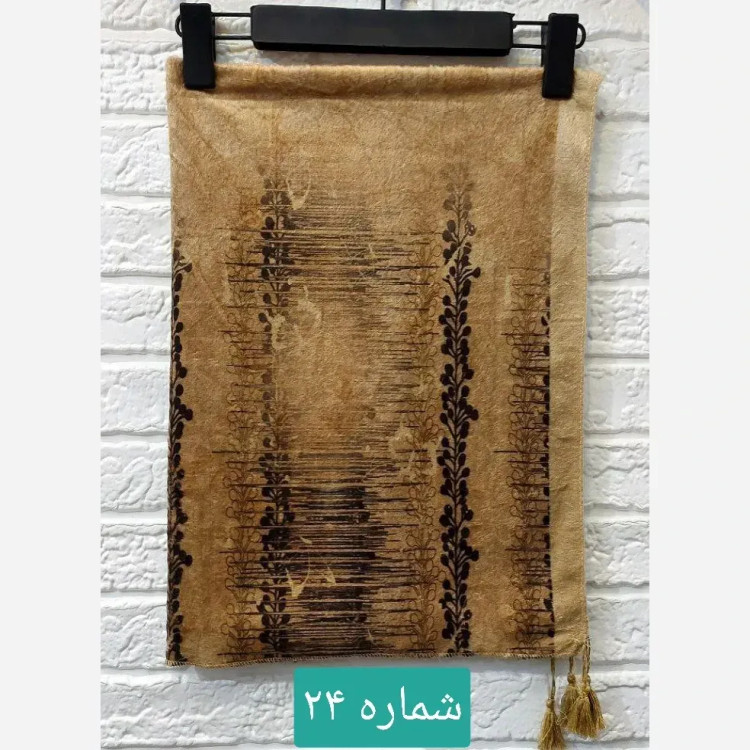 شال زنانه نخ پنبه اسپرت قواره بلند