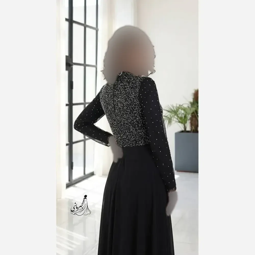 لباس مجلسی زنانه مدل تابان پولک مخمل و تور کاپدار سایزبندی 38 تا 56