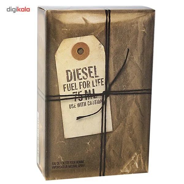 ادو تویلت مردانه دیزل مدل Fuel For Life حجم 75 میلی لیتر