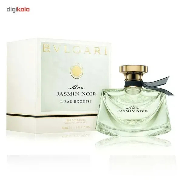 ادو تویلت زنانه بولگاری مدل Mon Jasmin Noir L'Eau Exquise حجم 50 میلی لیتر