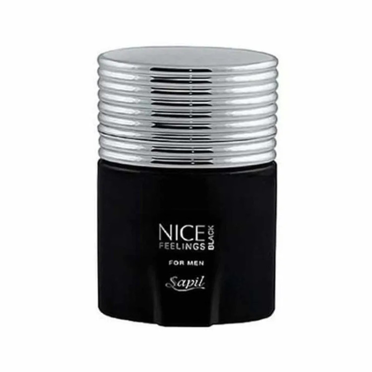 ادو تویلت مردانه ساپیل مدل Nice Feelings Black حجم 75 میلی لیتر