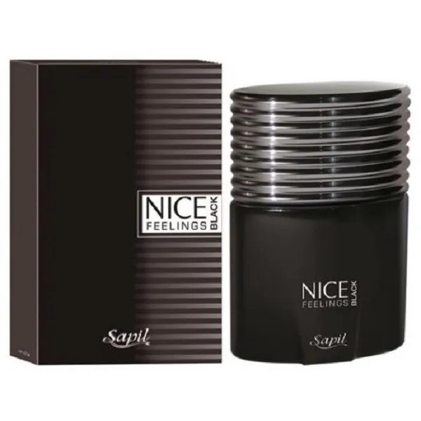 ادو تویلت مردانه ساپیل مدل Nice Feelings Black حجم 75 میلی لیتر