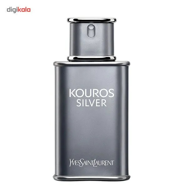 ادو تویلت مردانه ایو سن لوران مدل Kouros Silver حجم 100 میلی لیتر