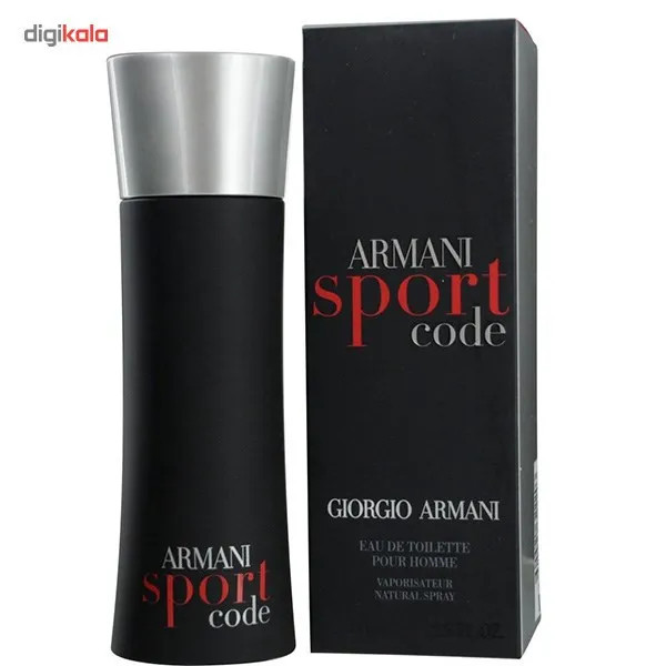 ادو تویلت مردانه جورجیو آرمانی مدل Armani Code Sport حجم 75 میلی لیتر