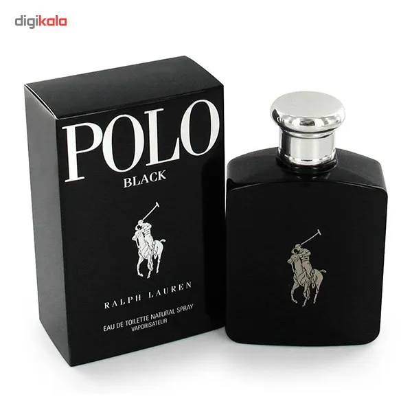 ادو تویلت مردانه رالف لورن مدل Polo Black حجم 125 میلی لیتر