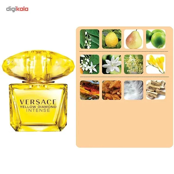 ادو پرفیوم زنانه ورساچه مدل Yellow Diamond Intense حجم 90 میلی لیتر