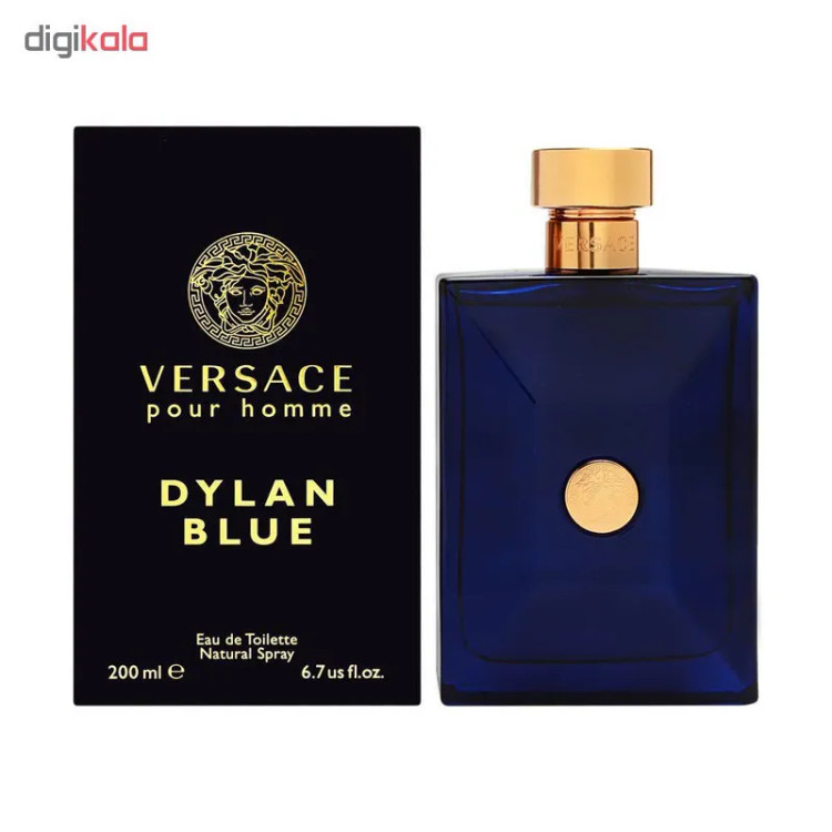 ادو تویلت مردانه ورساچه مدل Pour Homme Dylan Blue حجم 100 میلی لیتر