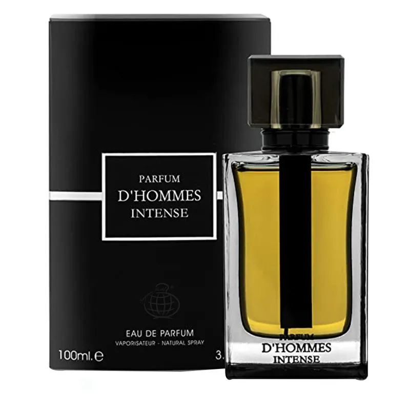 ادو پرفیوم مردانه فراگرنس ورد مدل DHommes Intense حجم 100 میلی لیتر