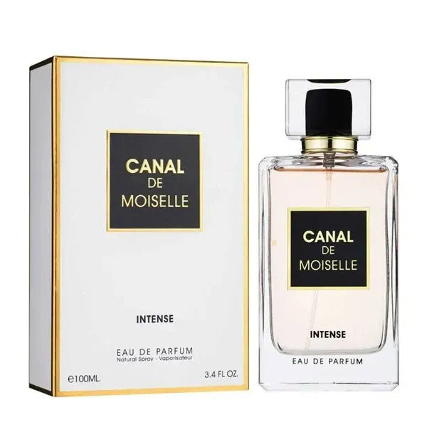 ادوپرفیوم زنانه فراگرنس ورد مدل Canal De Moiselle Intense حجم 100 میلیلیتر