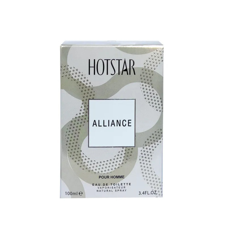 ادو تویلت مردانه هات استار مدل ALLIANCE حجم 100 میلی لیتر