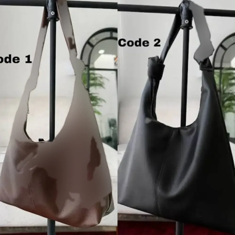 کیف بند گره ای چرمی سبک و جادار رنگ مشکی و موکا