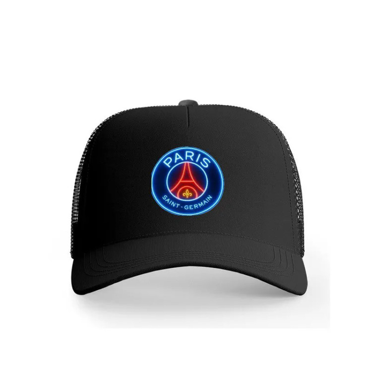 کلاه کپ پاریس سنت ژرمن PSG پاد آفرین مدل فوتبالی طرح تیم ورزشی کتان قابل تنظیم آفتاب گیر