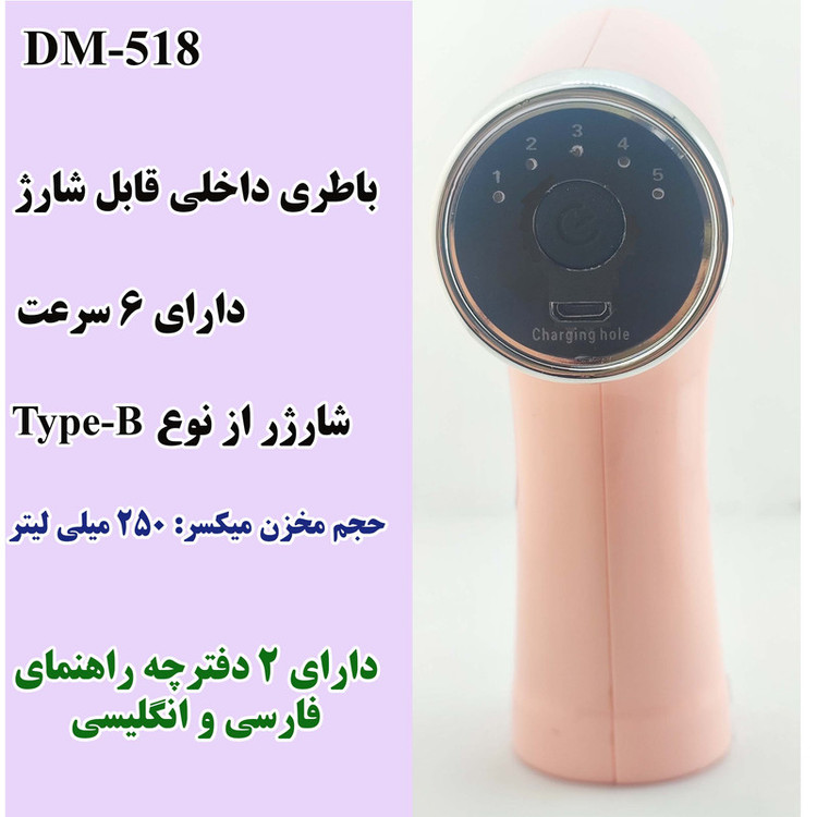 خردکن 250 میلی لیتری مدل DM-518 2IN1
