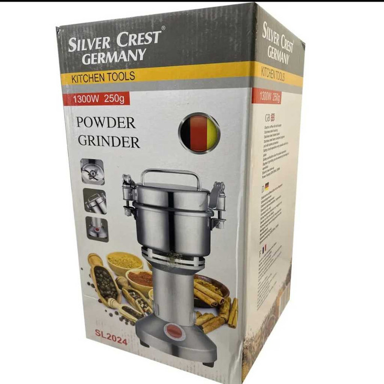 آسیاب صنعتی 1300 وات ظرفیت 250 گرم سیلور کرست مدل شش تیغ کد SL-2024
