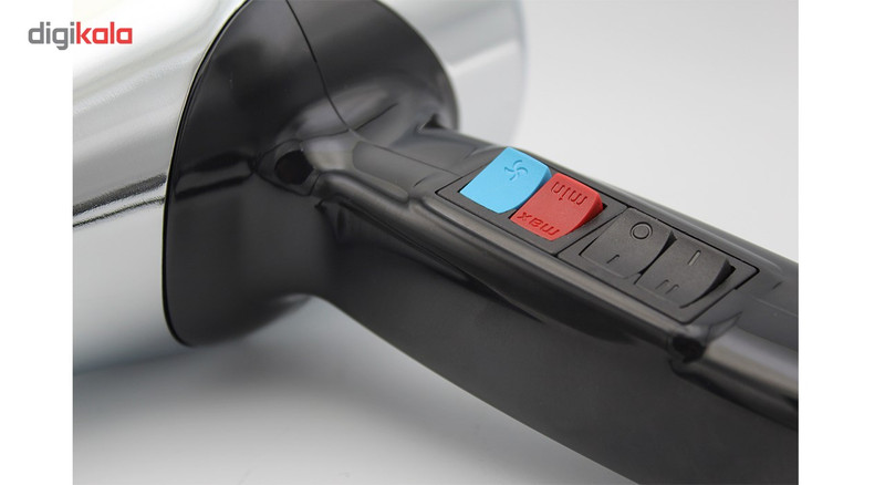 سشوار حرفهای 1800 وات گوسونیک مدل GHD-229، موتور AC، وزن 892 گرم، دارای سری متمرکزکننده پهن با ویژگی حجمدهندگی، با قابلیت فناوری تولید یون، باد سرد