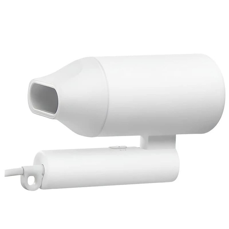 سشوار مسافرتی 1600 وات شیائومی مدل H101 New، موتور AC، وزن 566 گرم، دارای سری متمرکزکننده باریک با ویژگی صافکنندگی، با قابلیت فناوری تولید یون