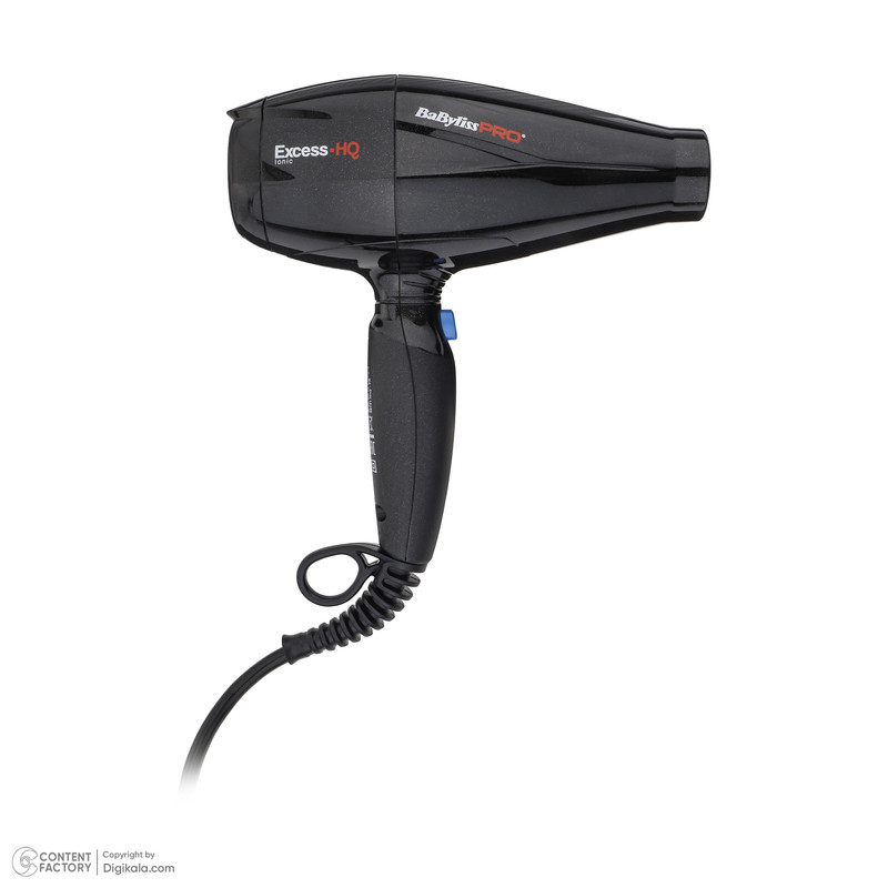 سشوار خانگی 2600 وات بابیلیس پرو مدل BAB6990IE، موتور AC، وزن 555 گرم، دارای سری متمرکزکننده باریک، متمرکزکننده پهن با ویژگی صافکنندگی، حجمدهندگی، با قابلیت باد سرد