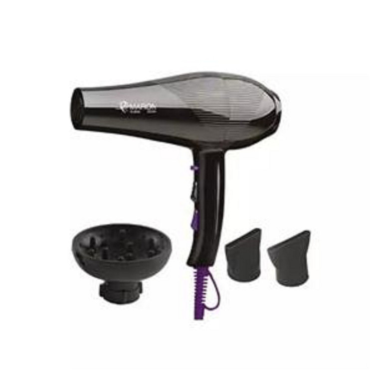 سشوار حرفهای پرومارون مدل RL-8804 با توان 2400 وات، موتور AC، تنظیم دما در سه حالت، کول شات، فیلتر هوای جداشدنی و قابل شستشو، وزن 480 گرم، حلقه آویز