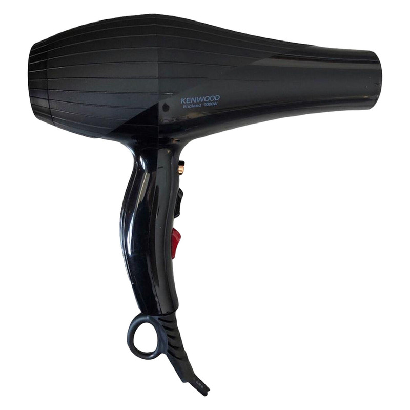 سشوار خانگی 9000 وات کنوود مدل kw-5820، موتور AC، وزن 700 گرم، المنت فلز، دارای سری متمرکزکننده پهن با ویژگی صافکنندگی، حجمدهندگی، با قابلیت باد سرد