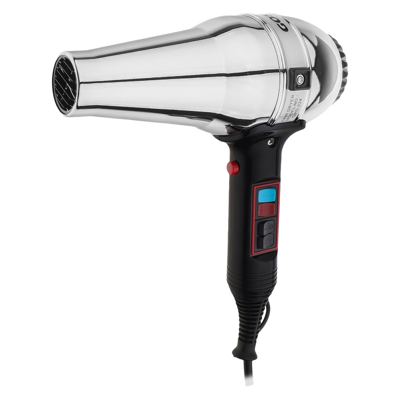 سشوار حرفهای 1600 وات گوسونیک مدل GHD-224، موتور AC، وزن 900 گرم، دارای سری متمرکزکننده باریک با ویژگی صافکنندگی