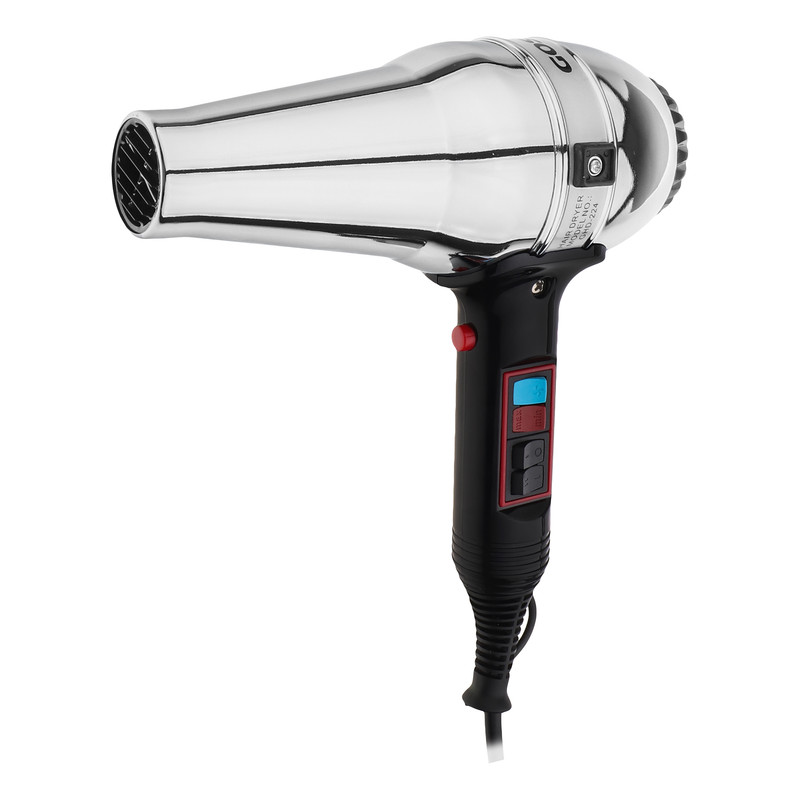 سشوار حرفهای 1600 وات گوسونیک مدل GHD-224، موتور AC، وزن 900 گرم، دارای سری متمرکزکننده باریک با ویژگی صافکنندگی