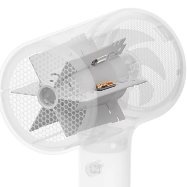 سشوار حرفهای 1600 وات شیائومی مدل Mi Ionic Hair Dryer H300، موتور DC، وزن 508 گرم، دارای سری متمرکزکننده باریک با ویژگی صافکنندگی، حجمدهندگی، با قابلیت باد سرد
