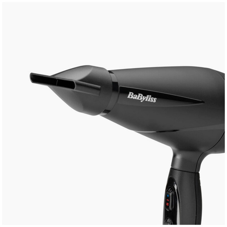 سشوار حرفهای بابیلیس مدل Style pro 2100 وات، تنظیمات دما و سرعت دو حالته، همراه با سه سری صافکننده، حجمدهنده و متمرکزکننده، پخش یکنواخت گرما و تقویت فر طبیعی مو