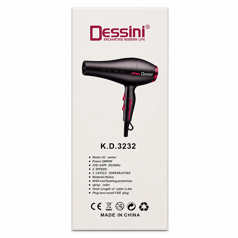 سشوار حرفه ای 2800وات دسینی مدل K.D.3232
