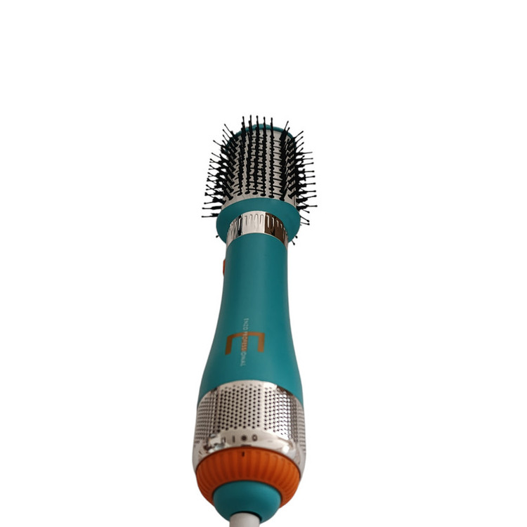 سشوار حرفهای 1500 وات انزو پروفیشینال مدل en-750، موتور DC، وزن 950 گرم، المنت سرامیک، دارای سری خشککن ملایم، دیسپانسر، سری برسدار تخت، سری برسدار گرد پهن، سری شانهدار با ویژگی فرکنندگی، صافکنندگی، حجمدهندگی، با قابلیت تنظیم دما