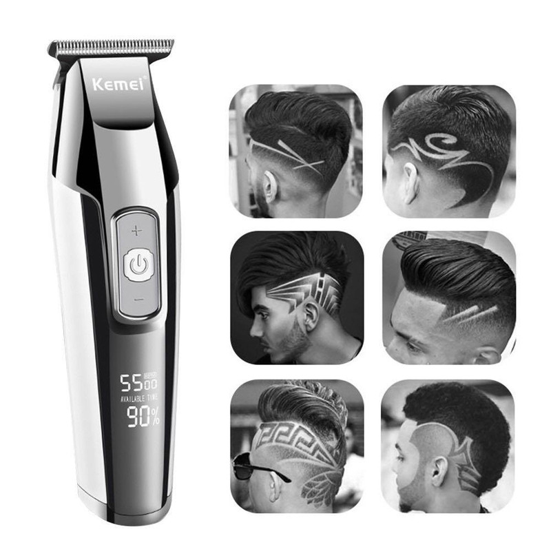 ماشین اصلاح موی صورت کیمی مدل KM-5027 با تیغه تیتانیوم پیشرفته، باتری قابل شارژ با 240 دقیقه مدت استفاده، قابلیت اصلاح خشک و مرطوب، تنظیم طول اصلاح از 0.1 تا 3 میلیمتر و طراحی ارگونومیک کمصدا