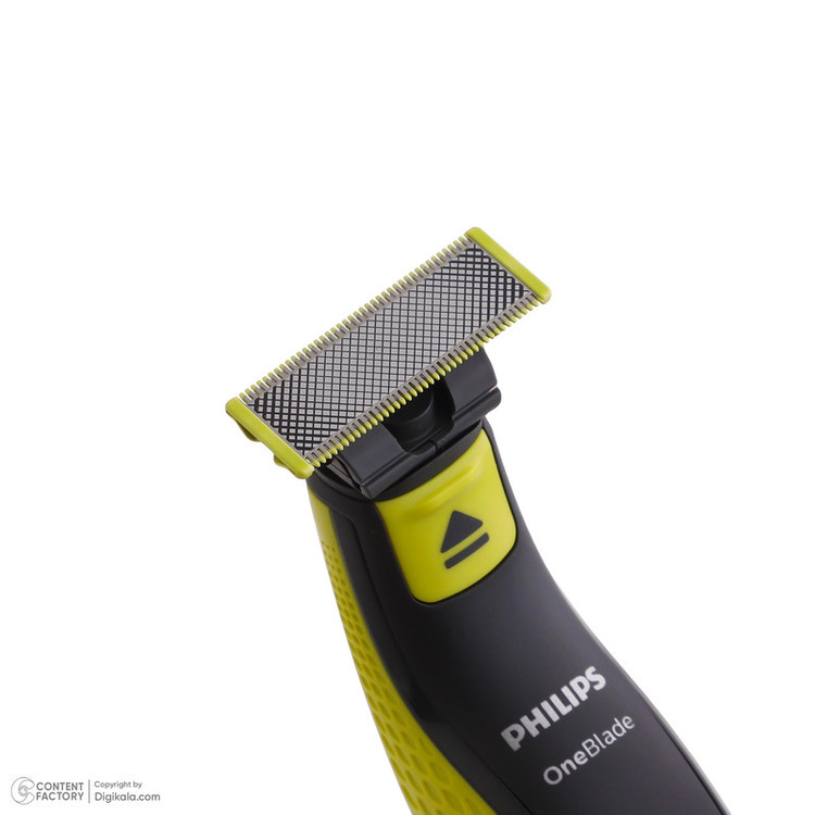 ماشین اصلاح موی صورت فیلیپس مدل QP2724/10 با قابلیت استفاده خشک و مرطوب، ضدآب، تیغه استیل ضدزنگ کربن ضدحساسیت، سیستم محافظت دوگانه، سه شانه 1، 3 و 5 میلیمتری، شارژ 8 ساعت و عمر تیغه 4 ماه