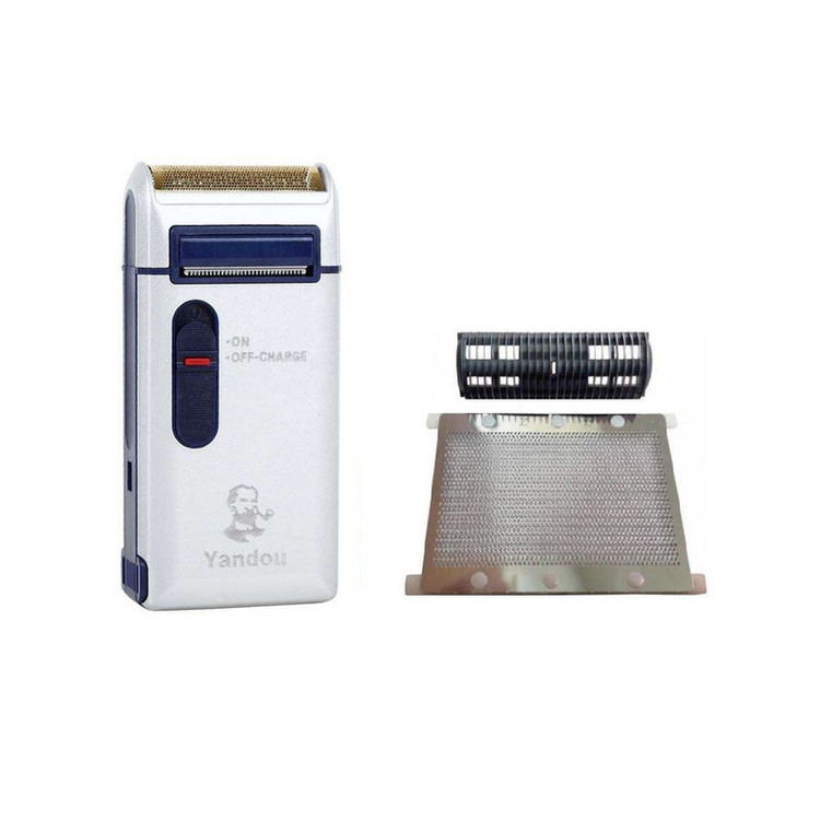 ماشین اصلاح موی صورت یاندو مدل Sv-w301u فویلی صفر زن با تیغه استیل ضد زنگ، باتری قابل شارژ با 60 دقیقه استفاده، طراحی ارگونومیک و قابلیت شستوشو به همراه تیغه و توری یدک