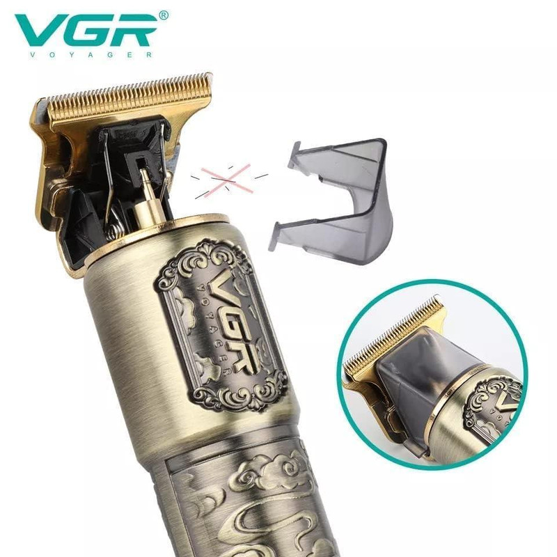 ماشین اصلاح موی سر و صورت وی جی ار مدل V-073 با تیغه استیل ضد زنگ، برش مستقیم، منبع انرژی باتری، مدت زمان شارژ 180 دقیقه، زمان استفاده 240 دقیقه، وزن 240 گرم